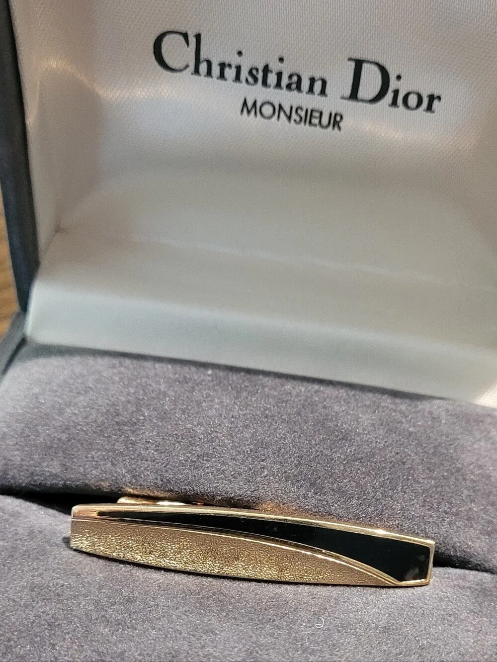 Dior tie bar
